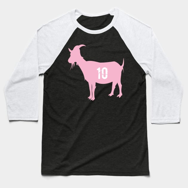 Messi the Goat inter Miami Baseball T-Shirt by Shop-now-4-U 